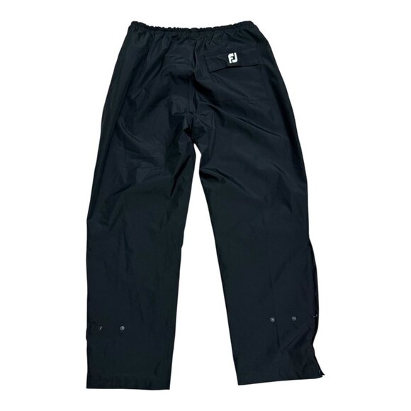 FOOTJOY GOLF Waterproof Windbreaker Outdoor Casual Black Golf Pants Mens XL - Picture 2 of 8